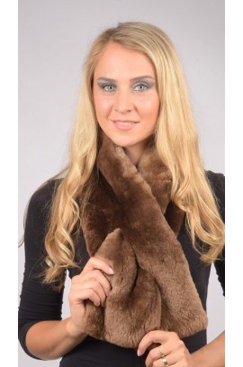 Canadian beaver fur scarf